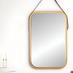 Home Centre Reflection Brown RectangularWallMirror-39