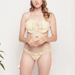 LoveAasan Women Cotton Crochet Bra & Panty Set-picture-16