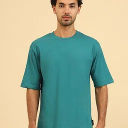 UNIQSOME Men Pure Cotton Relaxed Fit T-shirt-picture-5
