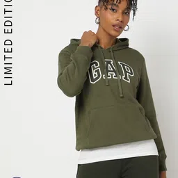 GAP Logo Design Hooded Sweatshirt-image-27