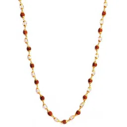 Divine souvenirs Brown Alloy Necklace-27