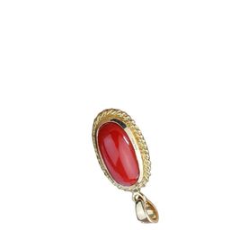 GenZcomplex Gold-Plated Oval Pendants-20