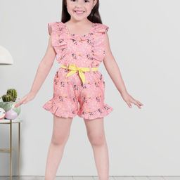 kidoz Girls Printed Jumpsuit-picture-6