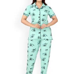 WOOL 4U Women Printed Night suit-image-94