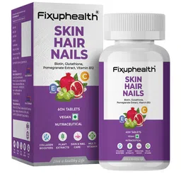 Fixuphealth Biotin Glutathione Vitamin B12 Tablets For Hair Growth & Skin- 60 Tablets-20