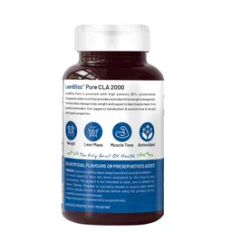 Bliss Welness Plant Based CLA 2000 (Conjugated Linoleic Acid) Softgels - 60 Softgels image 4