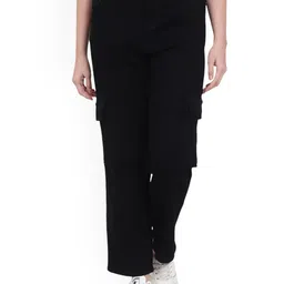 God's Club Women Straight Fit High-Rise Cargo Styles Jeans-picture-23