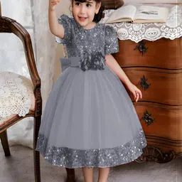 Texaso Premium Girls Polyester Dresses-picture-23