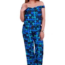 Kaajal by Vidhi Printed Top With Trousers Co-Ords-image-43
