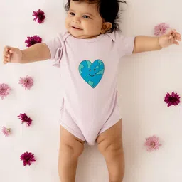YK Infant Girls Heart Printed Pure Cotton Bodysuit-53