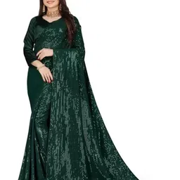 KALINI Women Embellished Poly Georgette Saree-image-27