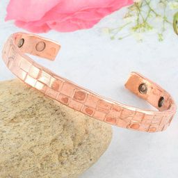 MEMOIR Unisex Copper-Plated Brass Kada Bracelet-picture-43