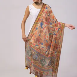 Kaizen TEXO FAB Printed Linen Dupatta image 1
