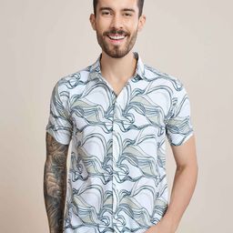 Fashion Ritmo Men Opaque Printed Casual Shirt-image-61