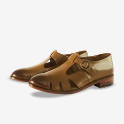 Whitemuds Men Giza Leather Buckle Detail Casual Shoes-picture-4