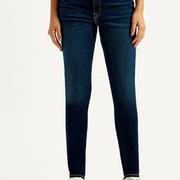 Levis Women Classic Skinny Fit Mid-Rise Light Fade Stretchable Jeans-picture-31