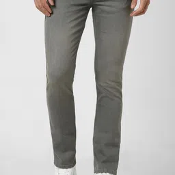 VAN HEUSEN DENIM LABS Men Slim Fit Heavy Fade Mid-Rise Jeans-image-87