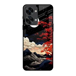 QRIOH Scarlet Serenity Printed Oneplus Nord 2T Back Case Mobile Accessories-picture-42