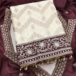 kalini Women'S Vichitra Dress Material-picture-32