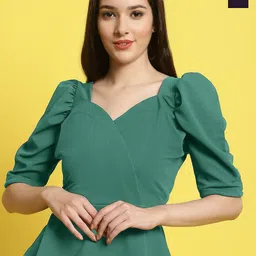 Metronaut Sweetheart Neck Crop Top-image-10