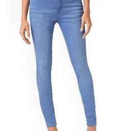 Kraus Jeans Women Skinny Fit High-Rise Light Fade Stretchable Jeans-picture-26