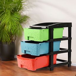 Aura Green Set of 1 Regular Drawer Organiser Organisers-13