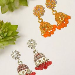 FEMMIBELLA Contemporary Studs Earrings-21