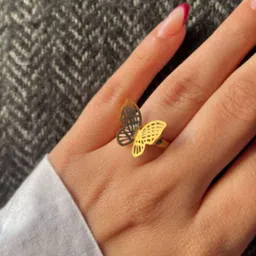 SUBHAGALANKAR Gold-Plated Adjustable Finger Ring-25
