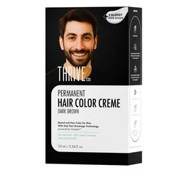 Thriveco Permanent Hair Color Creme- 70 ml- Dark Brown-30