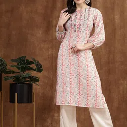 Nayam By Lakshita Women Printed Regular Kurta with Palazzos-picture-10
