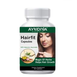 AYUDIVA HERBALS Hairfit Capsules - 60 Capsules-image-54