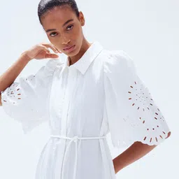 H&M Broderie Anglaise Shirt Dress-picture-23
