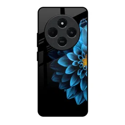 QRIOH Half Blue Flower Real Printed Redmi 14C 5G Impact Resistant Back Case-picture-32