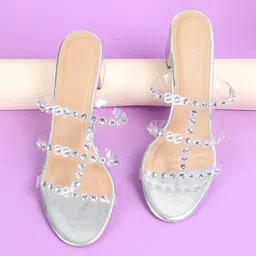 Melange by Lifestyle Women Embellished Party Sandals-21