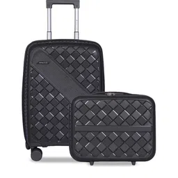 Polo Class Textured Hard Sided Large Trolley Bag With Vanity-image-13
