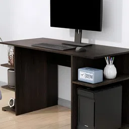 HEXA RED Brown Engineered Wood Study Table For Work From Home Students & Computer Table image 4