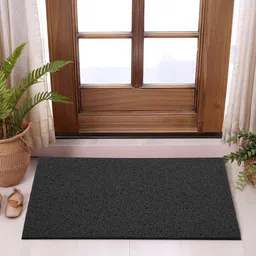 Kuber Industries Black Water Absorbing Door Mat-10