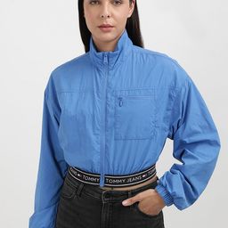 Tommy Hilfiger Women Crop Bomber with Embroidered Jacket-picture-39