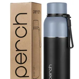 PERCH Black & Blue Colourblocked Stainless Steel Double Wall Vacuum Flask 750ml-picture-10
