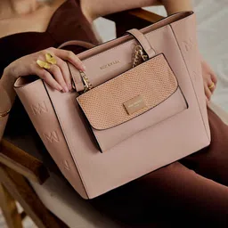 Mini west london PU Structured Tote Bag-11