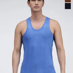 AMUL COMFY Pack Of 3 Pure Cotton Undershirt Innerwear Vests AC-CVESTRN-SB-LB-NY-S-3PC-image-83