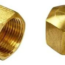 3/8" od Brass Compression Cap, LF - Pack of 2 - Brass Flare Cap - Dummy Bidet Nozzle-image-26