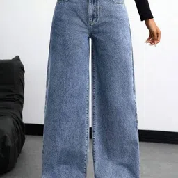 VBEAUTI Women Jean Boyfriend Fit High-Rise Acid Wash Stretchable Jeans-image-26