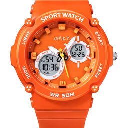 Spiky Unisex Kids Dial & Straps Analogue and Digital Multi Function Automatic Watch SPKEVA29_Org-7