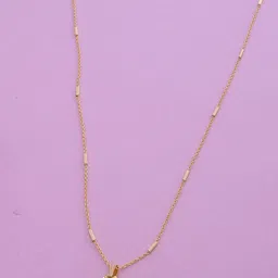 Ramdev Art Fashion Jwellery Gold-Plated Stone Studded Pendant With Chain-image-84