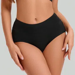 YOU FOREVER Women Cotton Seamless High Waist Hipster Briefs-image-28