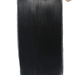 vister Clip-In Straight Hair Extension - 20 Inch - Black-34