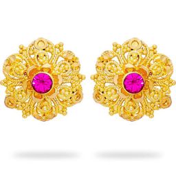 arch fashion Gold-Plated Brass Earrings-image-96