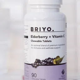 BRIYO Elderberry Plus Vitamin C - 90 Tablets-39