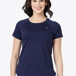 BLOSSOM Women Stretchable Short Sleeve Lounge T-Shirts-image-33